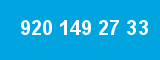 920 149 27 33 920 149 27 33